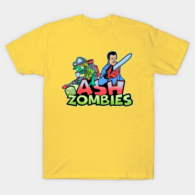 Ash vs Zombies T-Shirt by nazumouse